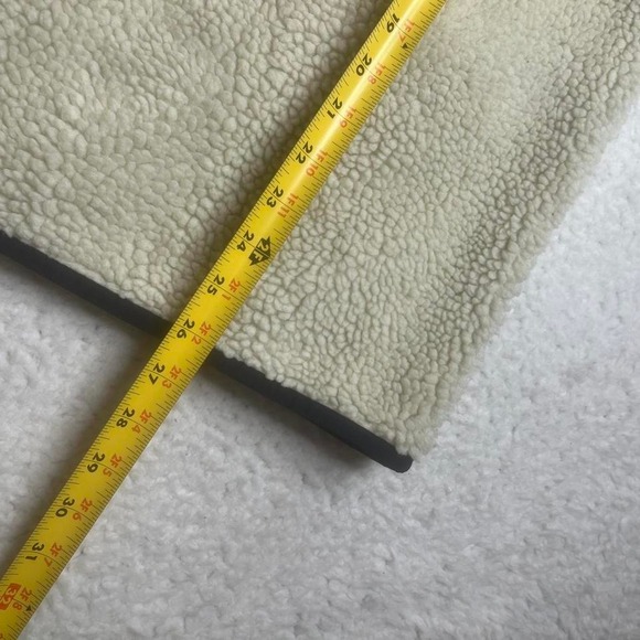 Vineyard vines supershep men cream deep pile fleece lined full zip vest preppy M - Picture 6 of 6